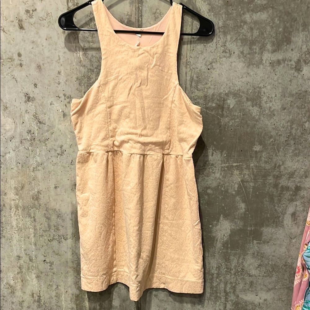 Free People soft pink mini dress